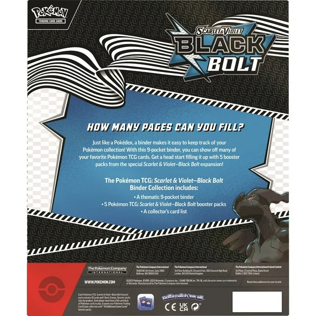 Pokémon TCG: Scarlet & Violet—Black Bolt Binder Collection