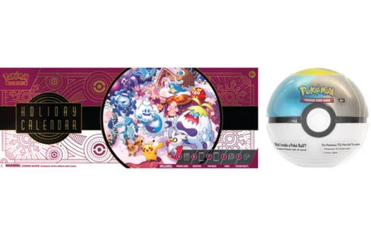 Pokemon Holiday Calendar + Poke Ball