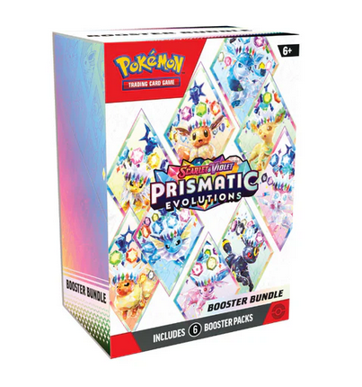 Pokemon Scarlet & Violet Prismatic Evolutions Booster Bundle