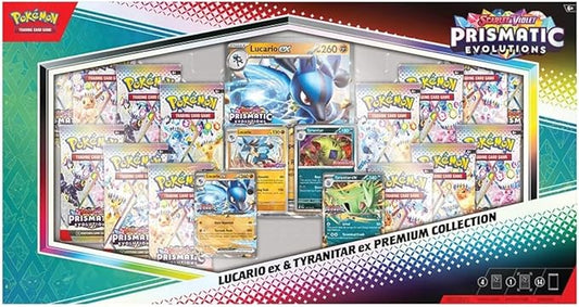 Pokemon TCG: Lucario ex & Tyranitar ex Premium Collection - 14 packs
